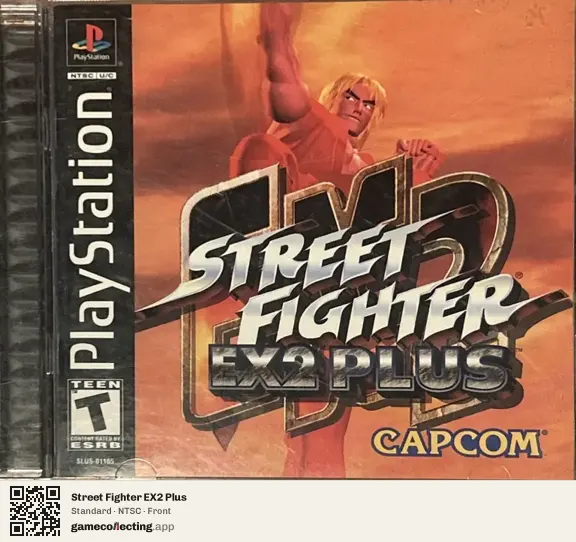 Street Fighter EX2 Plus PlayStation, NTSC box front