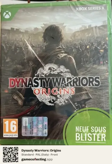 Dynasty Warriors: Origins Xbox Series X, Italy box front