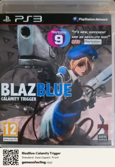 BlazBlue: Calamity Trigger PlayStation 3, Asia box front