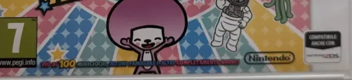 Rhythm Paradise Megamix, the PEGI square on its front