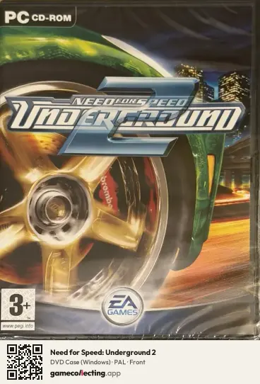 Need for Speed: Underground 2 Computer, PAL box front