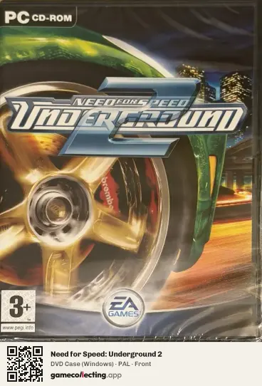 Need for Speed: Underground 2 Computer, PAL box front