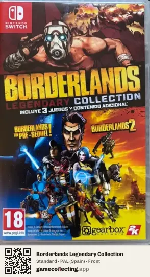 Borderlands Legendary Collection Nintendo Switch, Spain box front