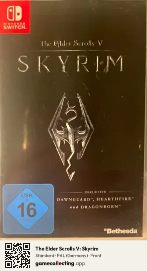 The Elder Scrolls V: Skyrim Nintendo Switch, Germany box front