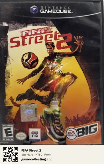 FIFA Street 2 Nintendo GameCube, NTSC box front