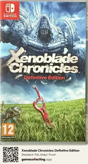 Xenoblade Chronicles: Definitive Edition Nintendo Switch, Italy box front