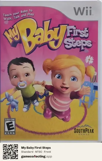 My Baby First Steps Nintendo Wii, NTSC box front