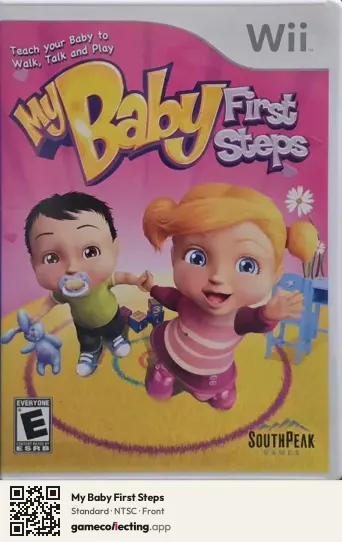 My Baby First Steps Nintendo Wii, NTSC box front