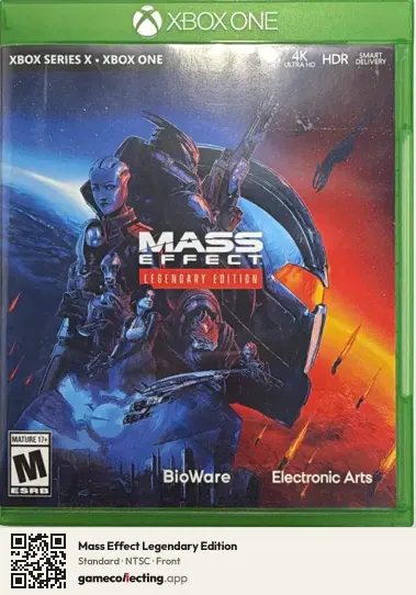 Mass Effect Legendary Edition Xbox One, NTSC box front