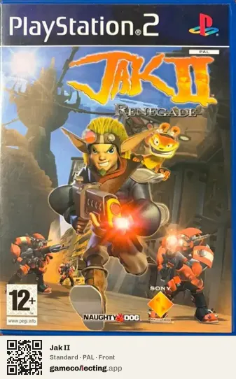 Jak II PlayStation 2, PAL box front