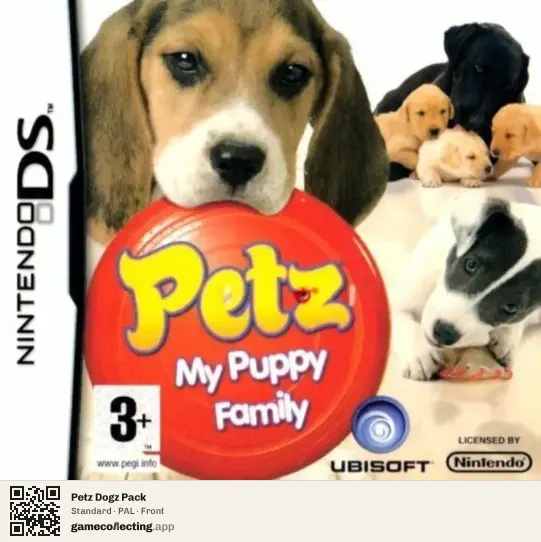 Petz Dogz Pack Nintendo DS, PAL box front
