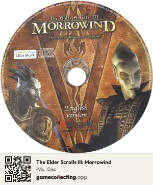 The Elder Scrolls III: Morrowind Computer, PAL disc