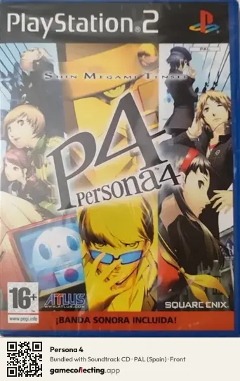 Persona 4 PlayStation 2, Spain box front