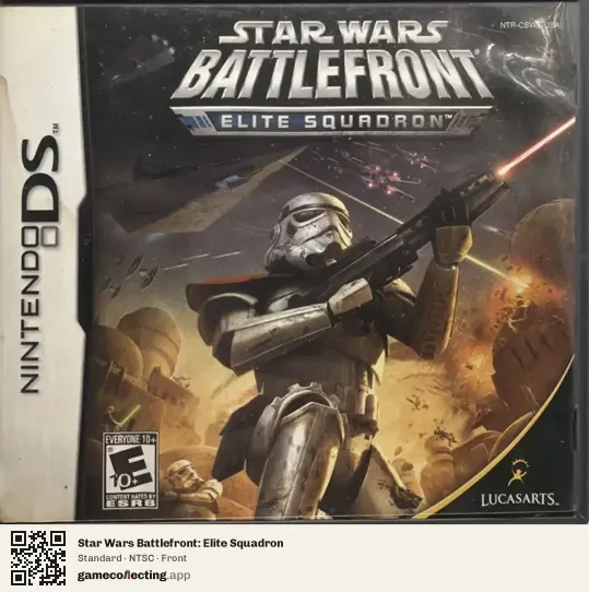 Star Wars Battlefront: Elite Squadron Nintendo DS, NTSC box front