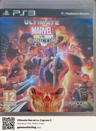 Ultimate Marvel vs. Capcom 3 PlayStation 3, Italy box front