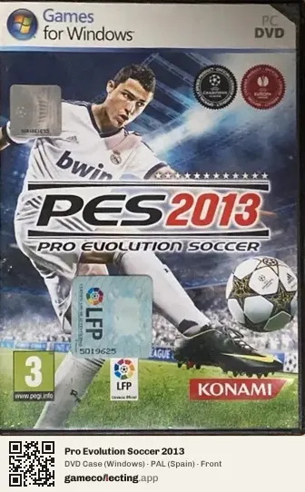 Pro Evolution Soccer 2013 Computer, Spain box front