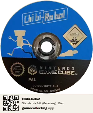 Chibi-Robo! Nintendo GameCube, PAL disc