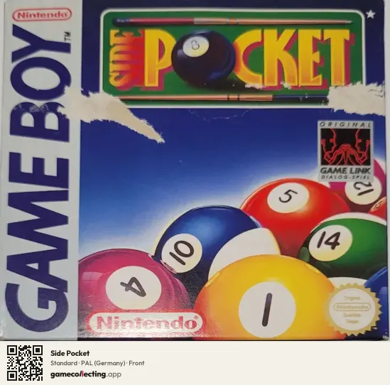 Side Pocket Game Boy, Germany box front