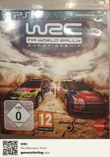 WRC PlayStation 3, Germany box front