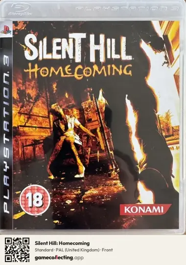 Silent Hill: Homecoming PlayStation 3, United Kingdom box front