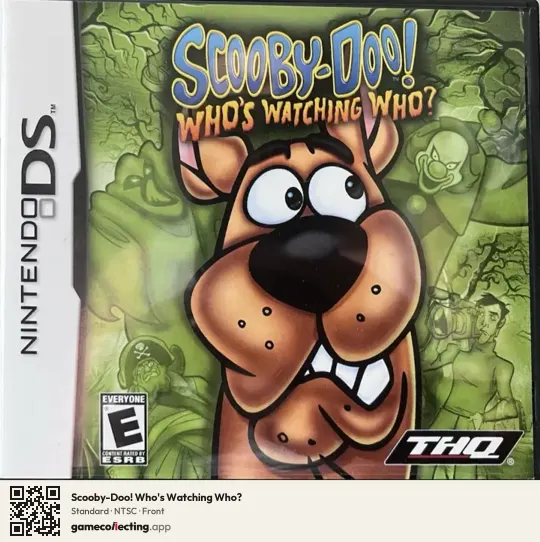 Scooby-Doo! Who's Watching Who? Nintendo DS, NTSC box front