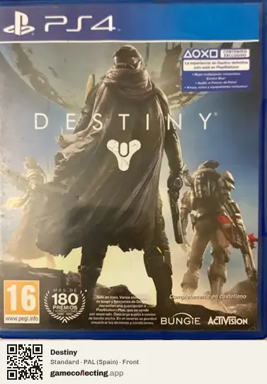 Destiny PlayStation 4, Spain box front
