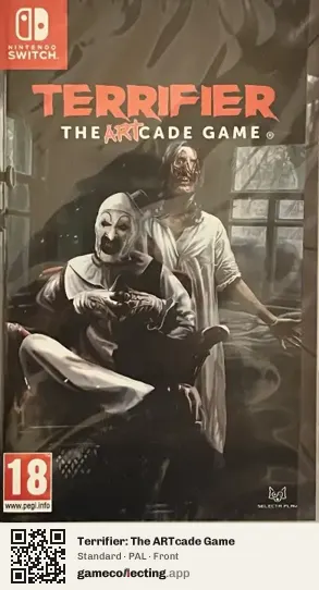 Terrifier: The ARTcade Game Nintendo Switch, PAL box front