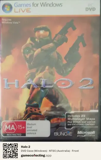 Halo 2 Computer, Australia box front
