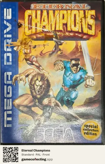 Eternal Champions Sega Mega Drive / Genesis, PAL box front