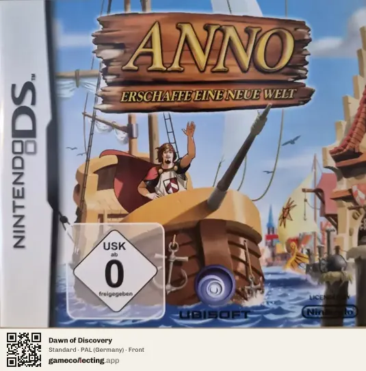 Dawn of Discovery Nintendo DS, Germany box front
