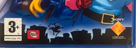 Sly 2: Band of Thieves, the PEGI square on its front