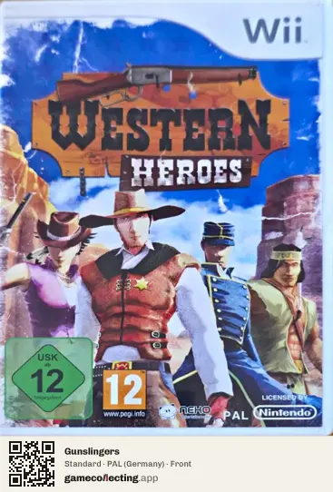 Gunslingers Nintendo Wii, Germany box front