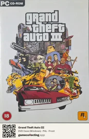 Grand Theft Auto III Computer, PAL box front