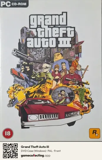 Grand Theft Auto III Computer, PAL box front