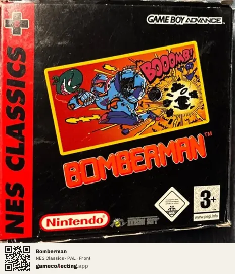 Bomberman Game Boy Advance, PAL box front