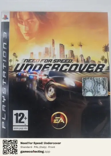 Need for Speed: Undercover PlayStation 3, Italy box front
