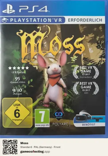 Moss PlayStation 4, Germany box front
