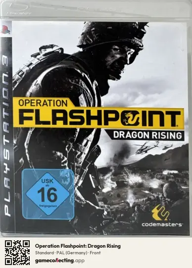 Operation Flashpoint: Dragon Rising PlayStation 3, Germany box front