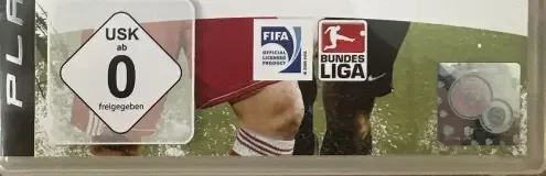 FIFA 10, the USK square on its front