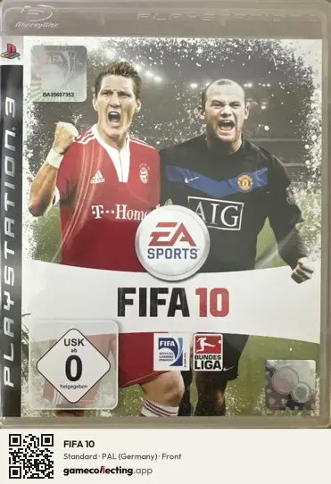 FIFA 10 PlayStation 3, Germany box front