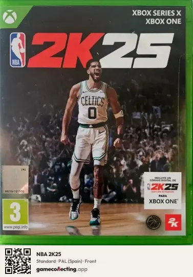 NBA 2K25 Xbox Series X, Spain box front