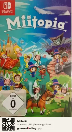 Miitopia Nintendo Switch, Germany box front