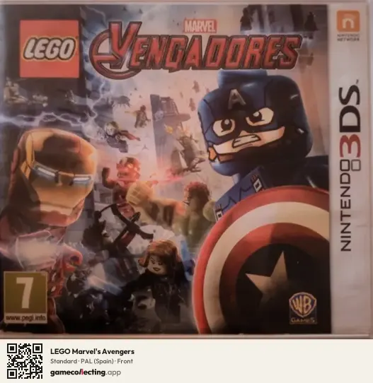 LEGO Marvel's Avengers Nintendo 3DS, Spain box front