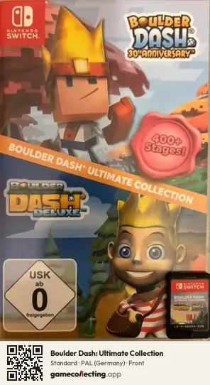 Boulder Dash: Ultimate Collection Nintendo Switch, Germany box front