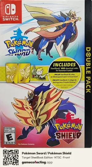 Pokémon Sword / Pokémon Shield Nintendo Switch, NTSC box front