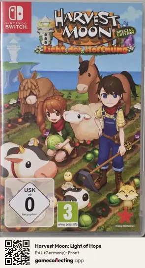 Harvest Moon: Light of Hope Nintendo Switch, Germany box front