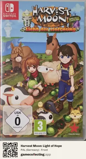 Harvest Moon: Light of Hope Nintendo Switch, Germany box front