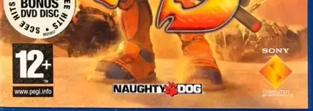 Jak 3, the PEGI square on its front