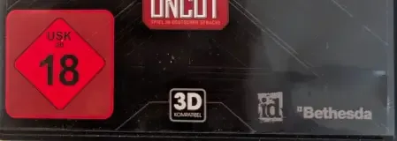 Doom 3: BFG Edition, the USK square on its front