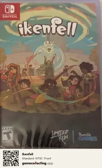Ikenfell Nintendo Switch, NTSC box front